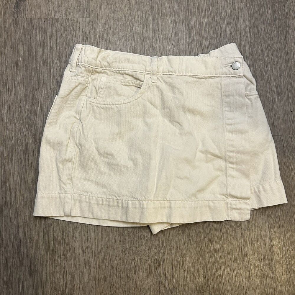 Uniqlo Denim Stretch Jean Skort Blue & White Women’s Size Medium 28/29 Lot Of 2 - Picture 8 of 13
